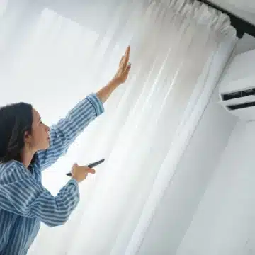 Turning on the AC