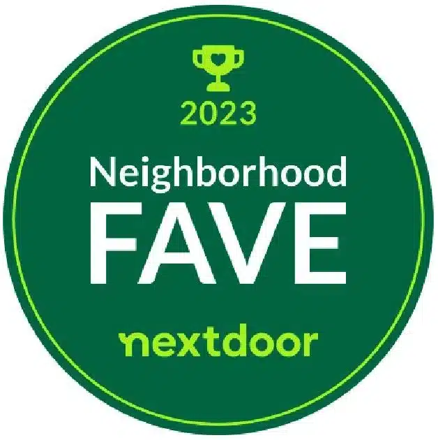 Nextdoor Neighborhood Faves 2023 Winner badge for AirMaster